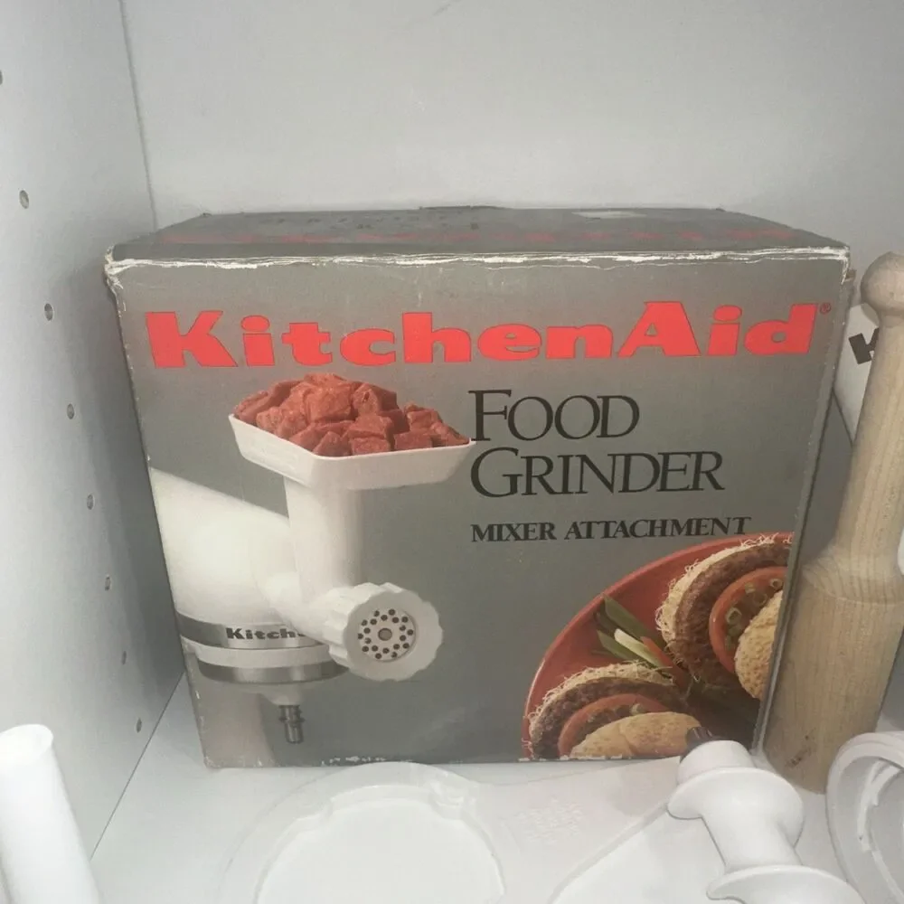 KitchenAid FGA Food Grinder Stand Mixer Attachment and SSA Sausage Stuffer